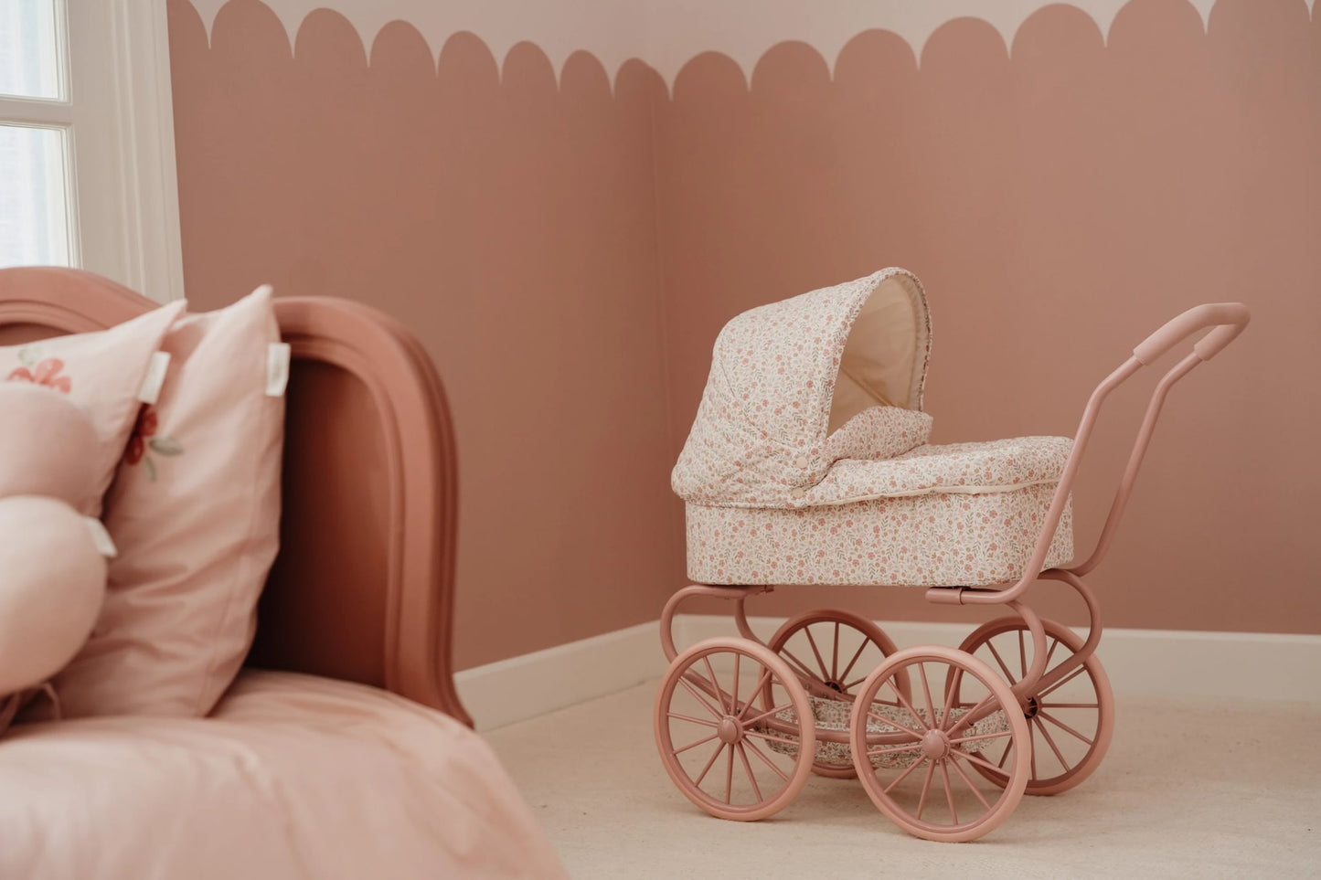 Little Dutch Metall- Puppenwagen Soft Flowers