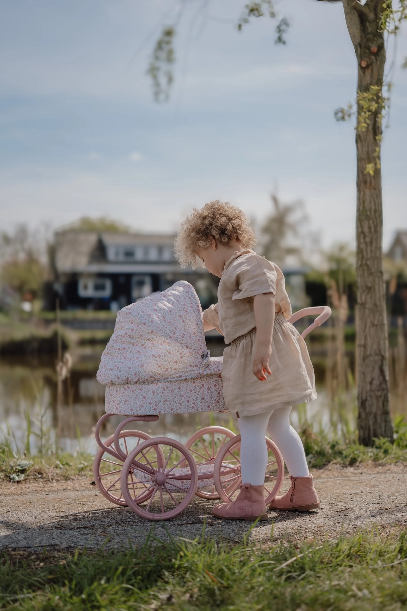 Little Dutch Metall- Puppenwagen Soft Flowers