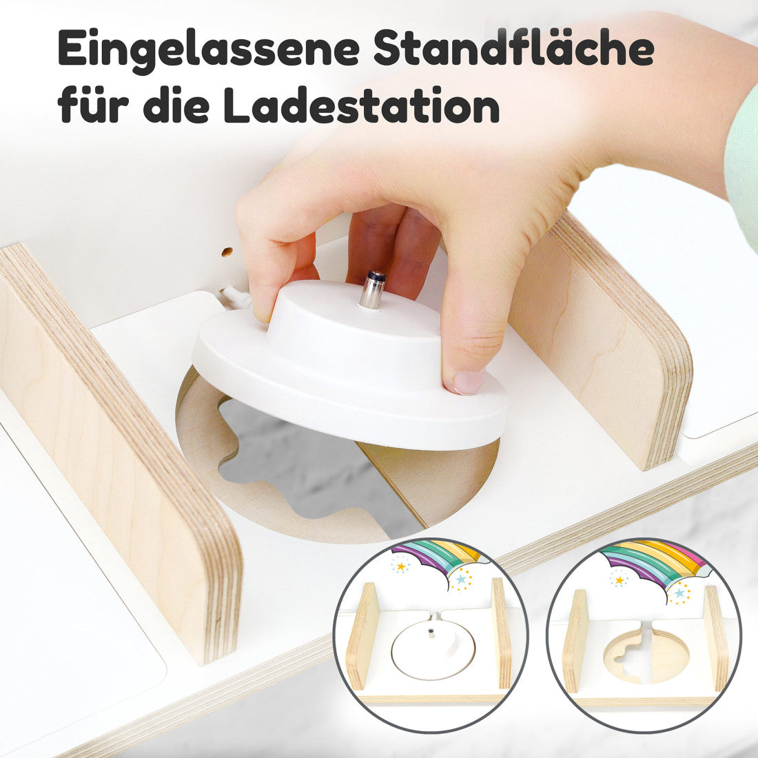 Einhorn -Kinder Regal geeignet für die Musikbox
