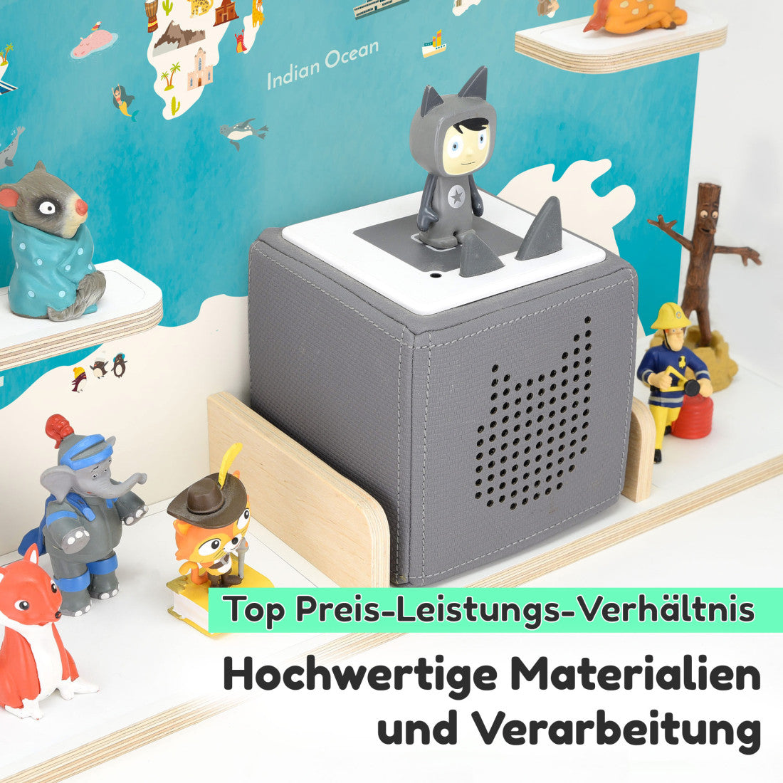 Globus -Kinder Regal geeignet für die Musikbox