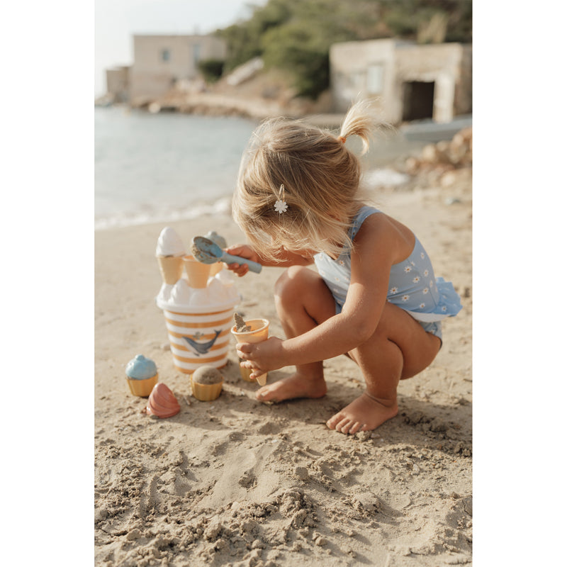 Eimer-Set Eiscreme Ocean Dreams Blue Little Dutch