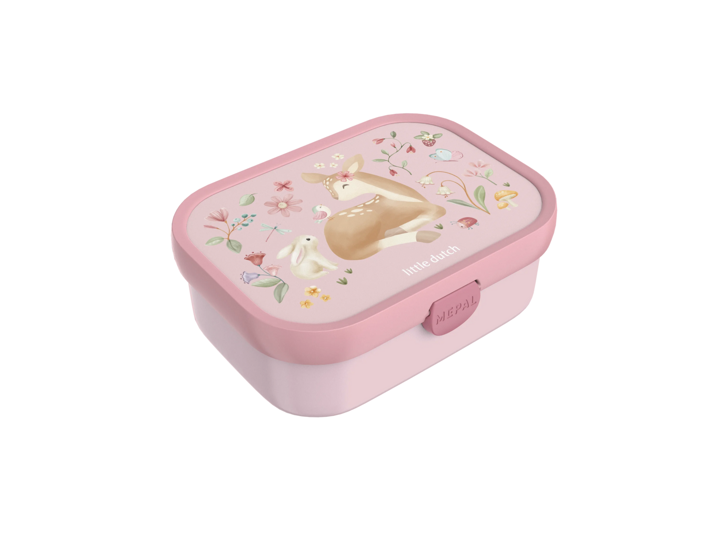 Little Dutch rosa Brotdose Campus - Fairy Garden Mepal