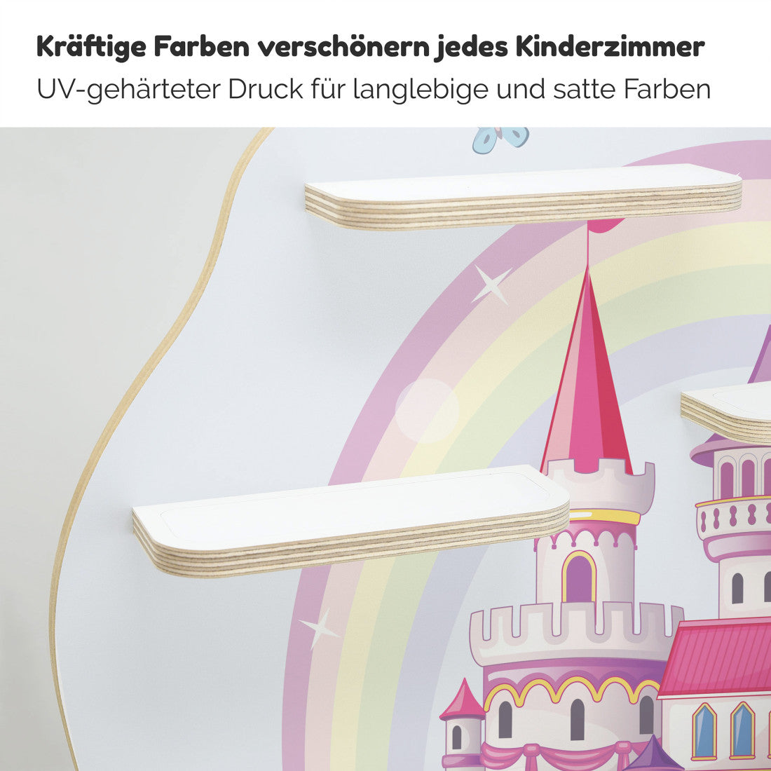 Märchenschloss -Kinder Regal geeignet für die Musikbox