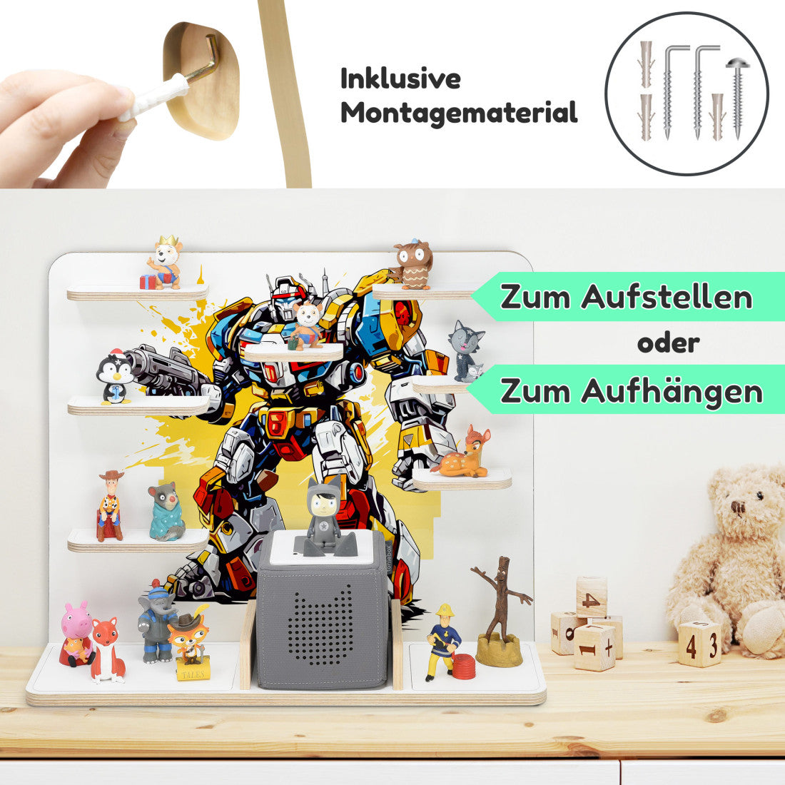 Mr. Chip -Kinder Regal geeignet für die Musikbox