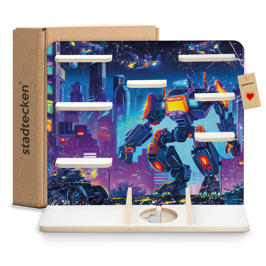 Robots -Kinder Regal geeignet für die Musikbox