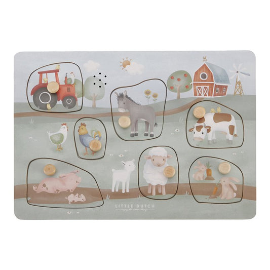 Little Dutch Sound-Greif-Puzzle Little Farm
