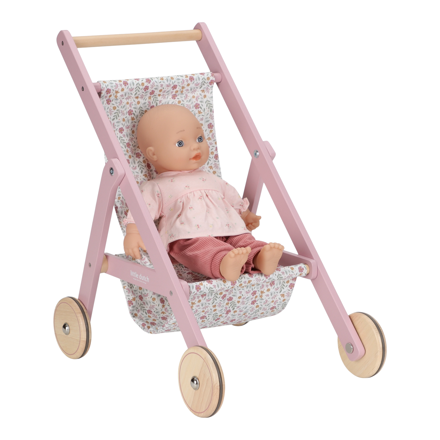 Little Dutch Puppenbuggy Holz FSC