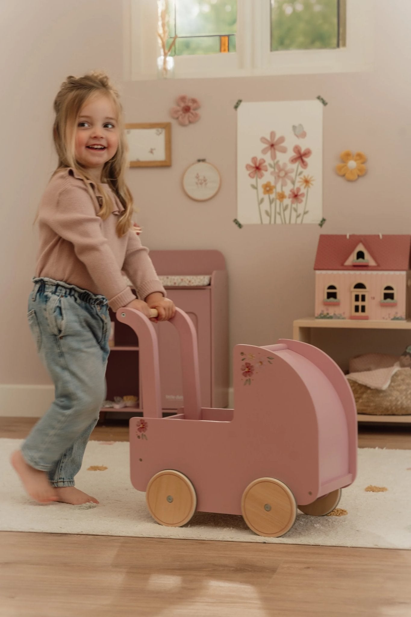 Little Dutch Puppenwagen Holz FSC