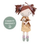 LITTLE DUTCH Kuschelpuppe Sophia „Pure & Nature“-Kollektion 35cm