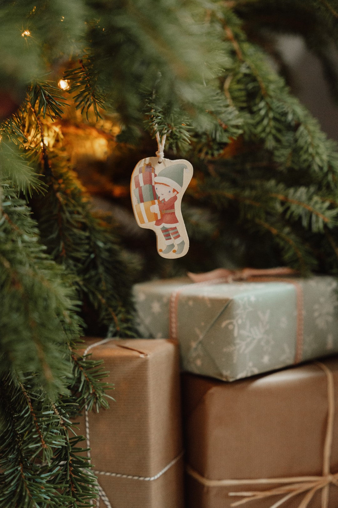 CHRISTMAS Weihnachtsschmuck aus Holz