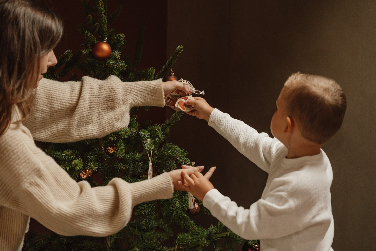 CHRISTMAS Weihnachtsschmuck aus Holz