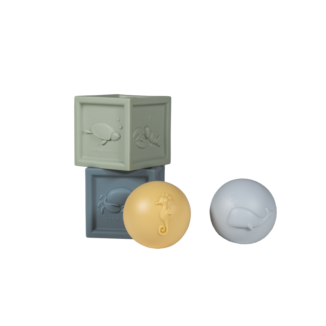 Little Dutch Ocean-Blöcke / Bälleset Spielset für die Badewanne