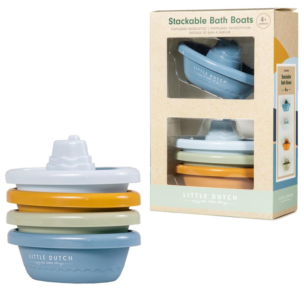 Little Dutch Stapelbare Badebötchen Blau Sailors Bay
