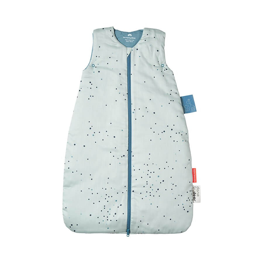 Schlafsack TOG 2.5 Winter Verträumte Punkte Blau 70 cm Done by Deer –  Trag's mit Fassung Mini