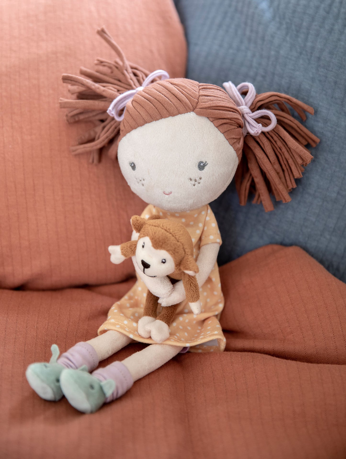 LITTLE DUTCH Kuschelpuppe Sophia „Pure & Nature“-Kollektion 35cm