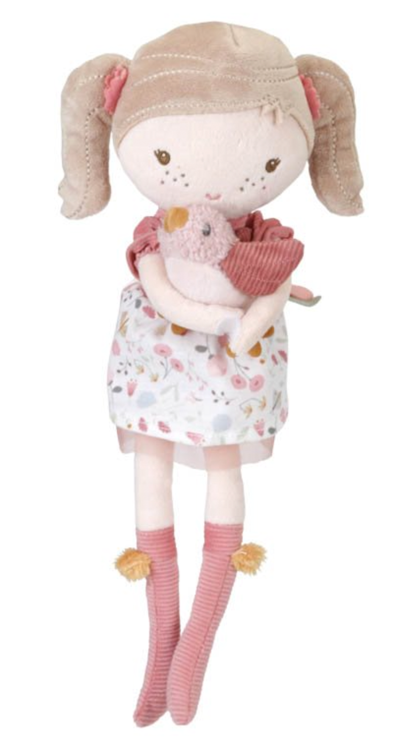 Little Dutch Kuschelpuppe Anna mit ihrem Vogel Olivia 35cm