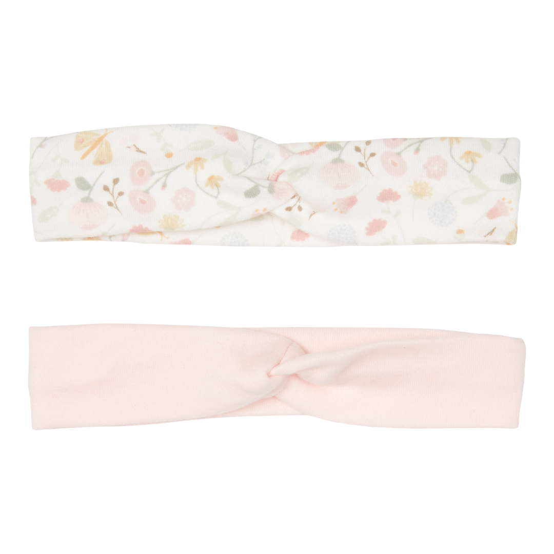 Little Dutch Stirnbändern Baby Set mit zwei Flowers & Butterflies/Pink