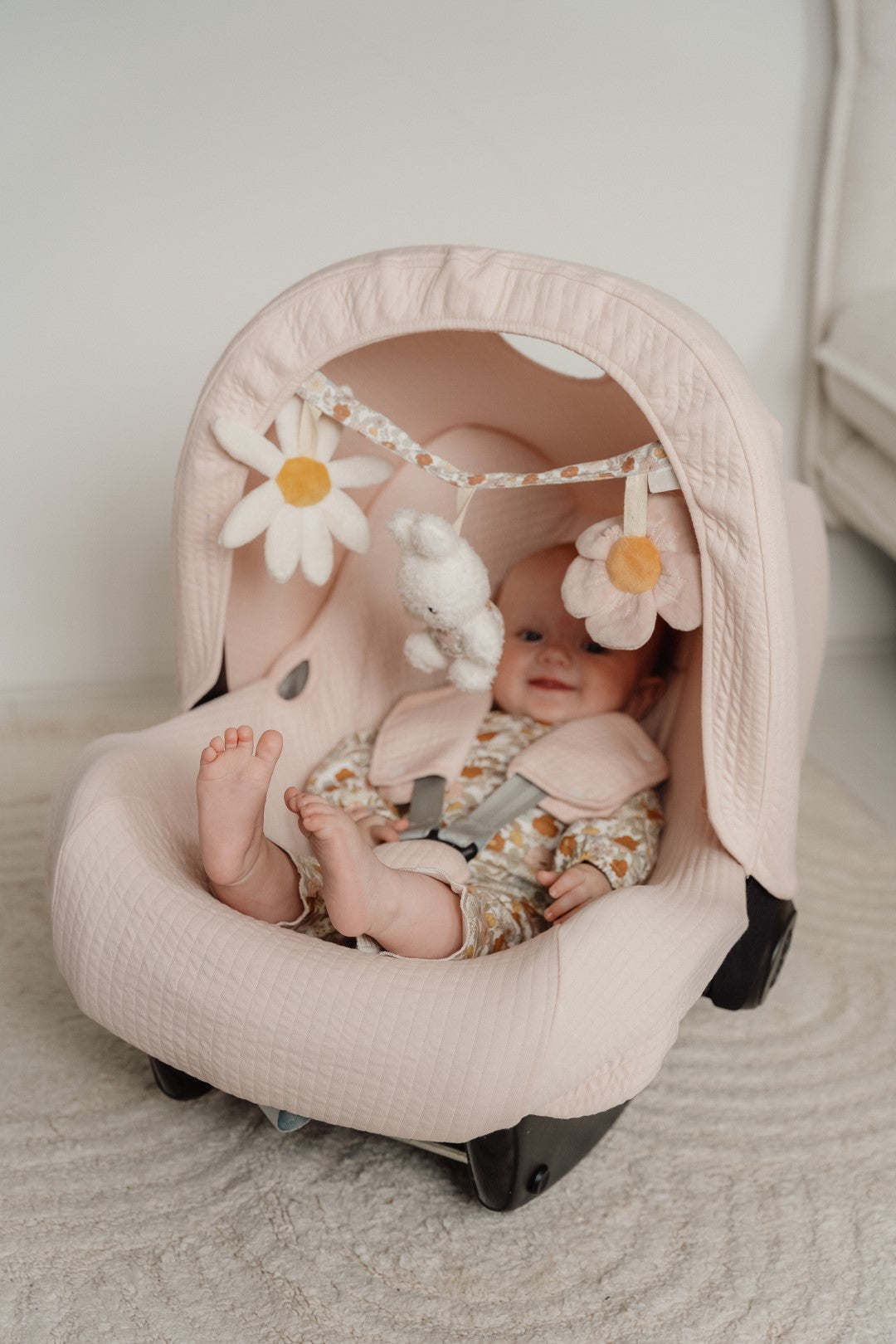 Kinderwagenkette Vintage Little Flowers Miffy x Little Dutch
