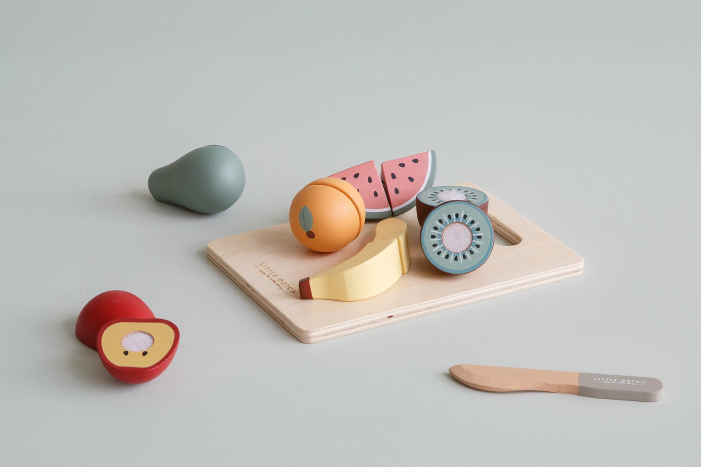 LITTLE DUTCH Holz Obst zum schneiden