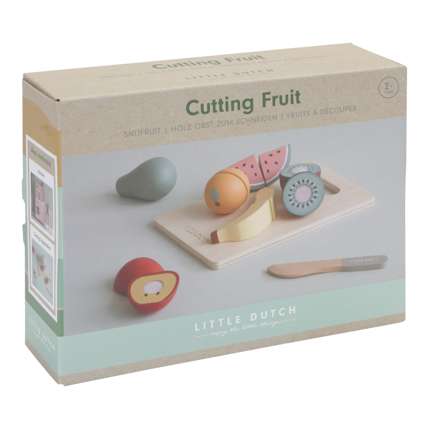 LITTLE DUTCH Holz Obst zum schneiden
