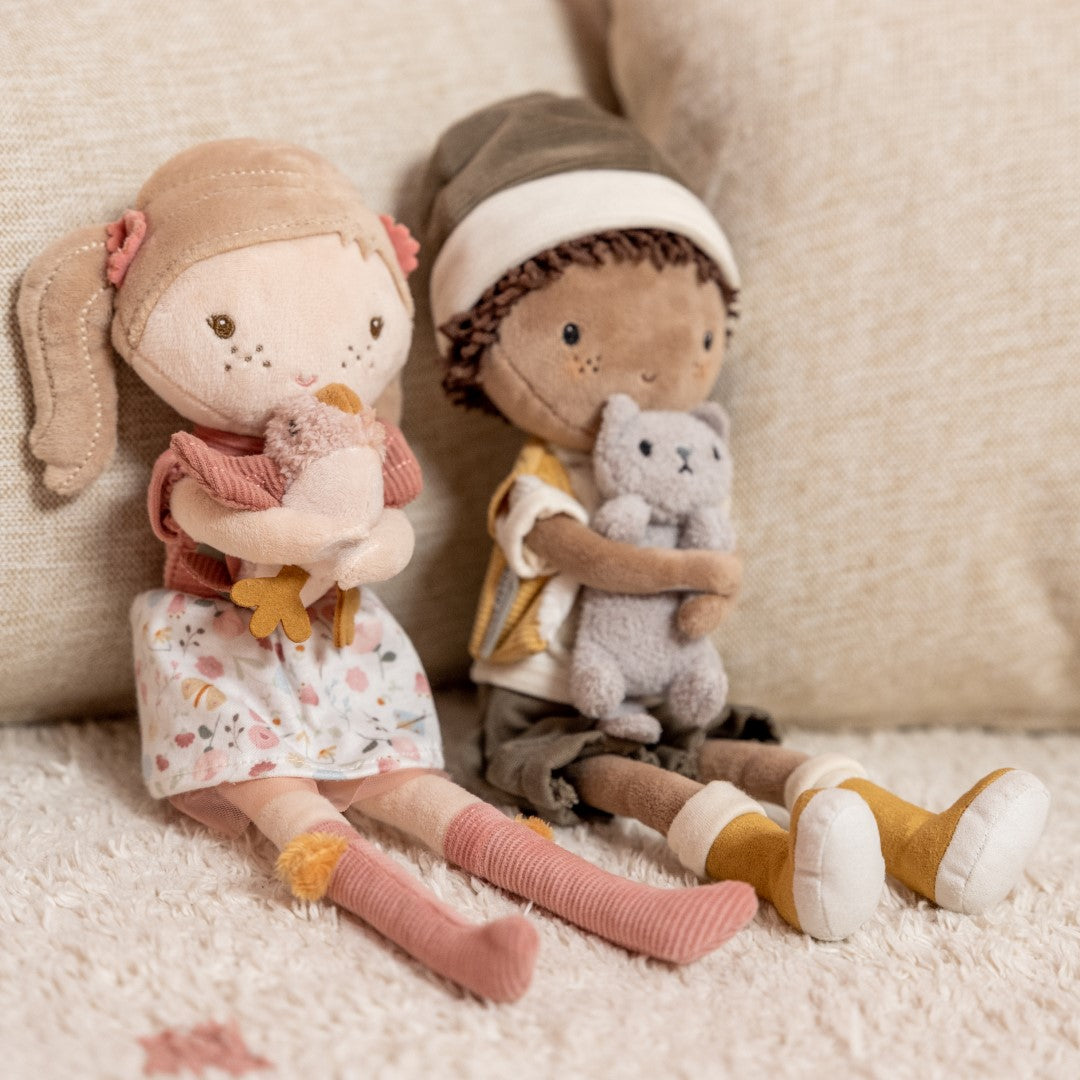 Little Dutch Kuschelpuppe Anna mit ihrem Vogel Olivia 35cm