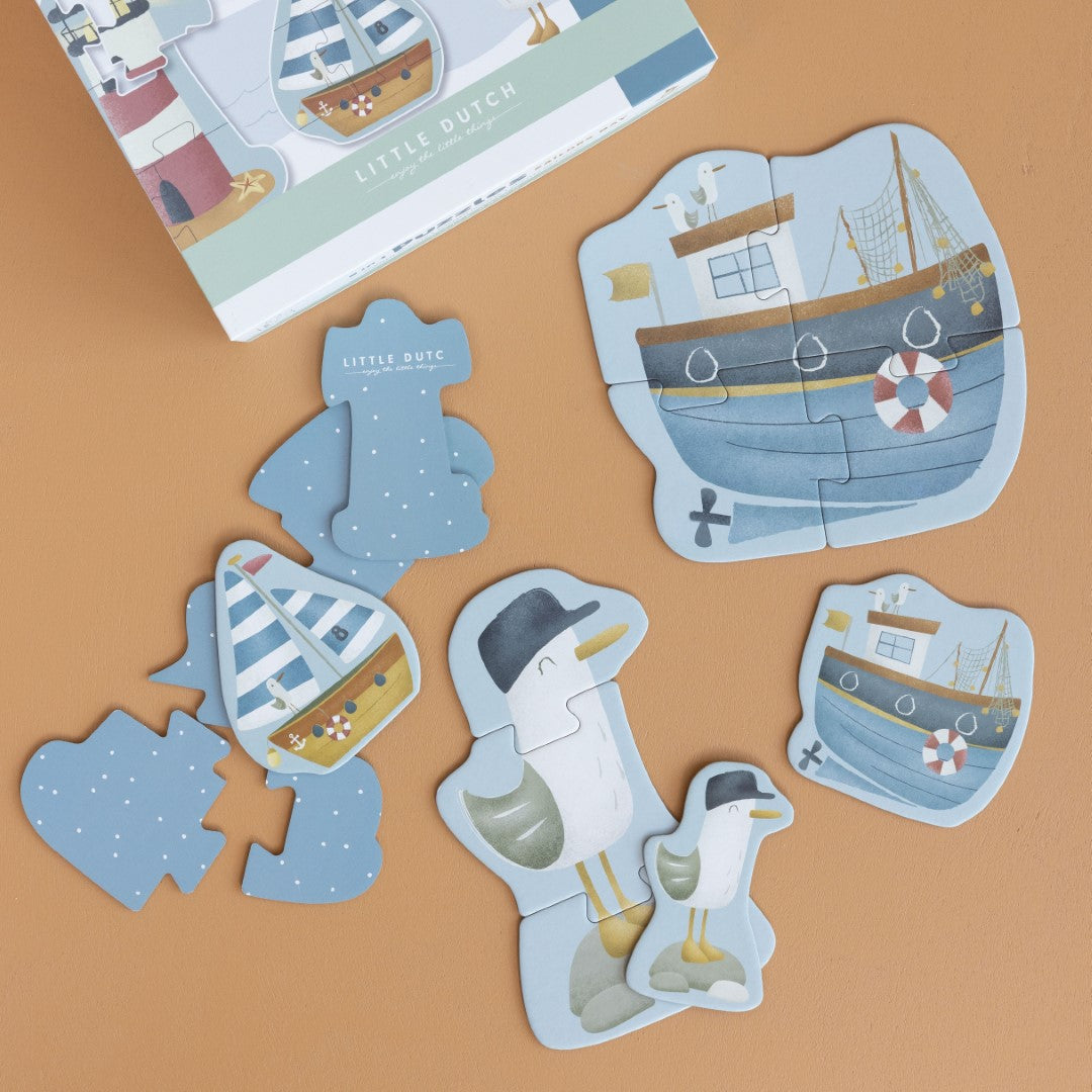Little Dutch 6 in 1 Puzzle Sailors Bay FSC