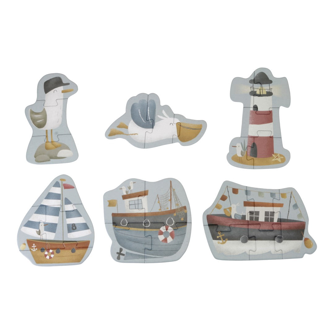 Little Dutch 6 in 1 Puzzle Sailors Bay FSC