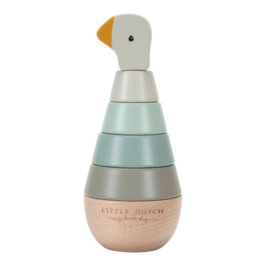 Little Dutch Holz-Stapelturm mit Ringen Little Goose