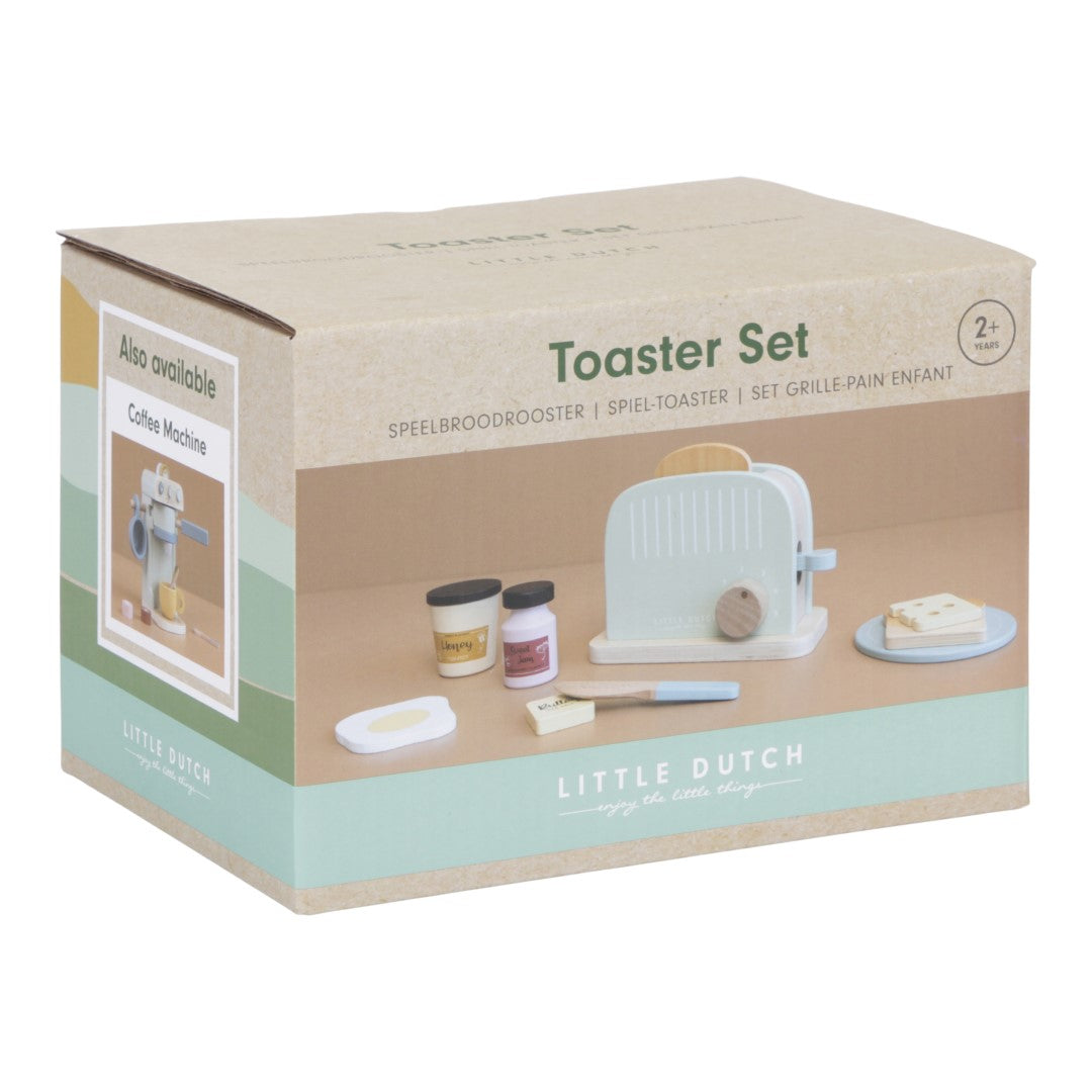 Little Dutch Holz Toaster Set 10-teilig FSC New Kollektion Essentials