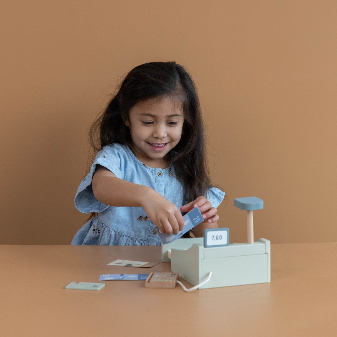 Little Dutch Holz Spielkasse mit Scanner FSC New Kollektion Essentials