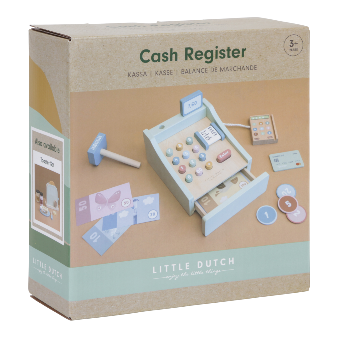 Little Dutch Holz Spielkasse mit Scanner FSC New Kollektion Essentials