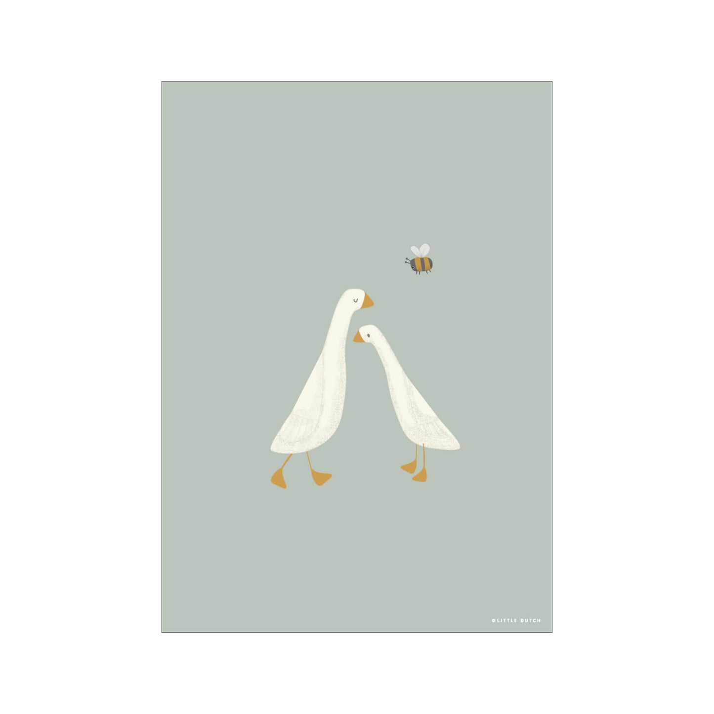 Little Dutch Poster A3 - Little Goose