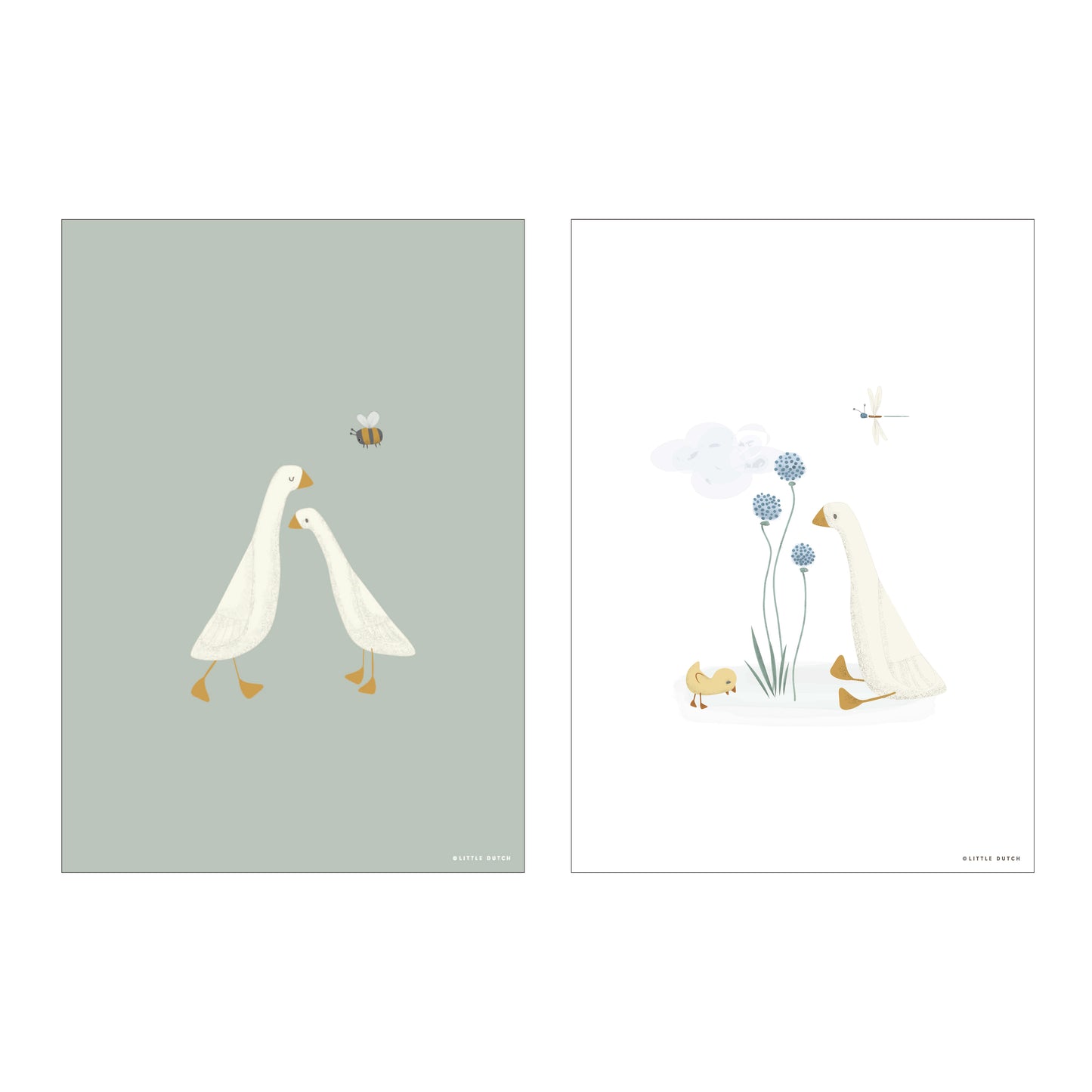 Little Dutch Poster A3 - Little Goose