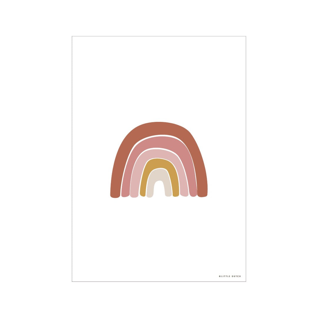 Little Dutch Poster A3 - Horizon - pink