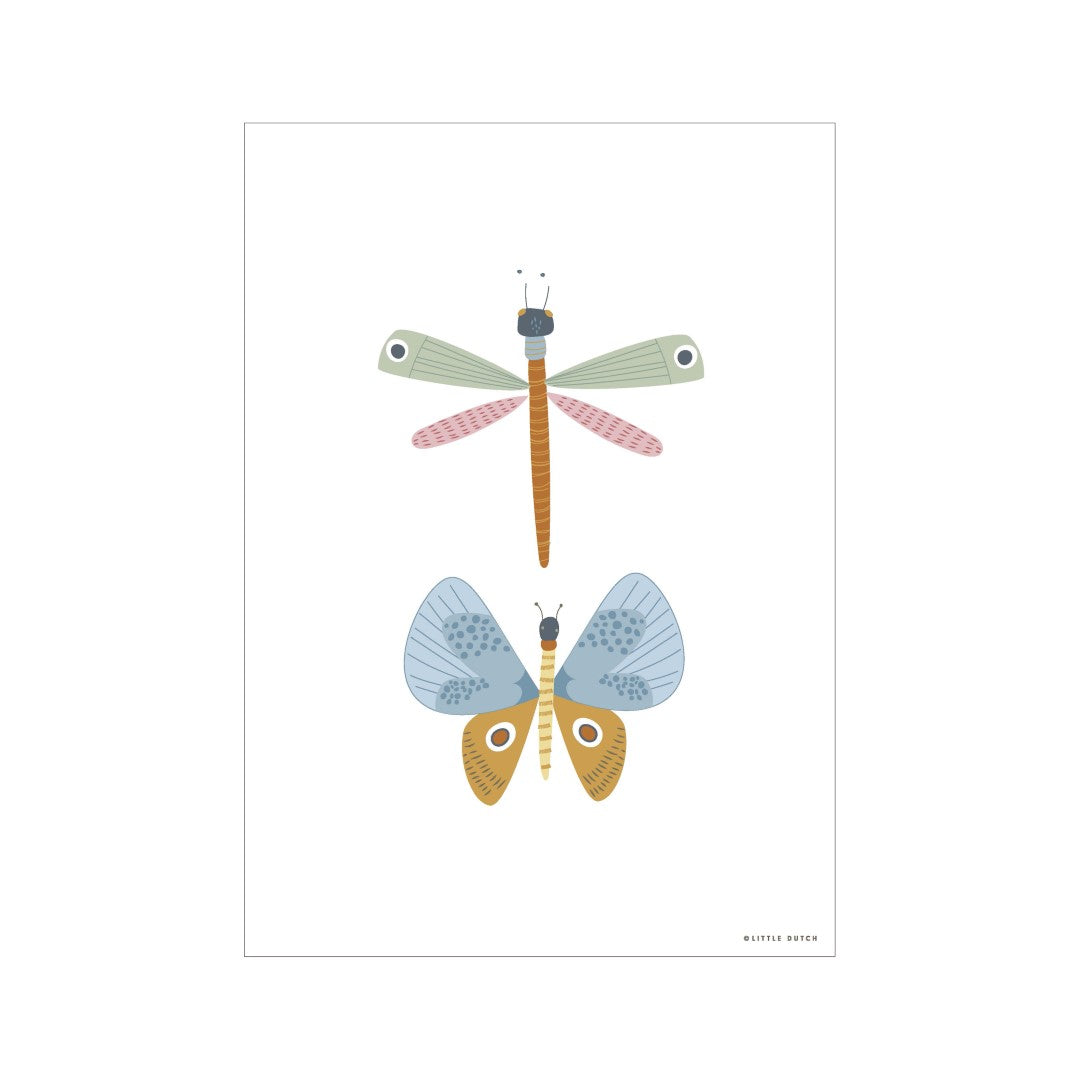 Little Dutch Poster A3 - Butterfly
