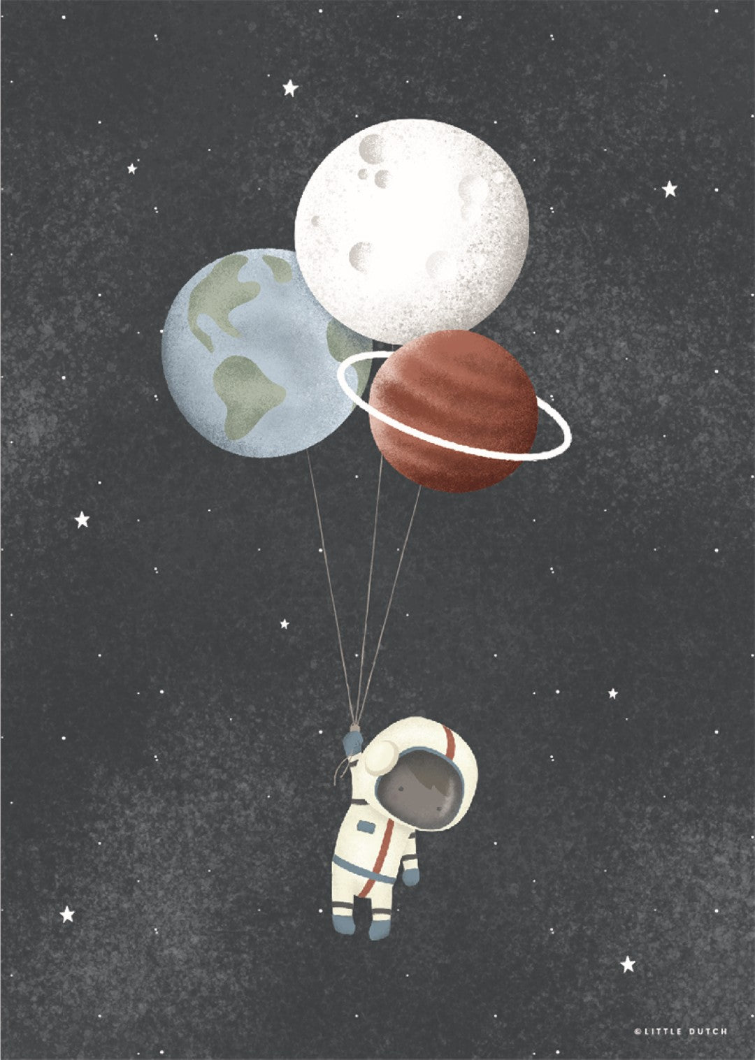 Little Dutch Poster A3- Space