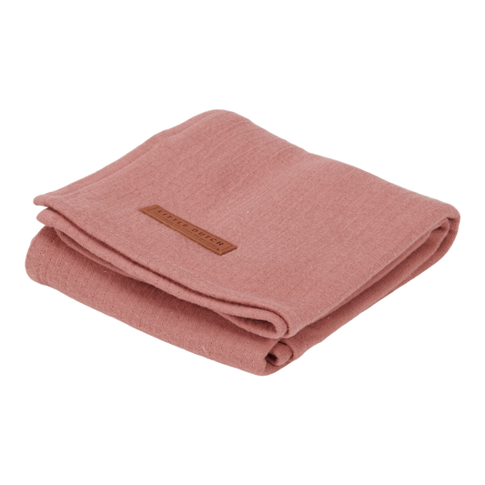 Little Dutch Swaddle Tuch 120x120cm Pure Pink Blush