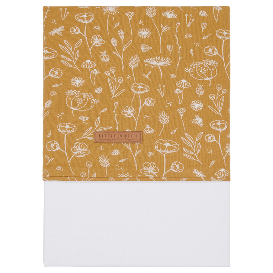 Little Dutch Wiegelaken Wild Flowers Ochre Kollektion