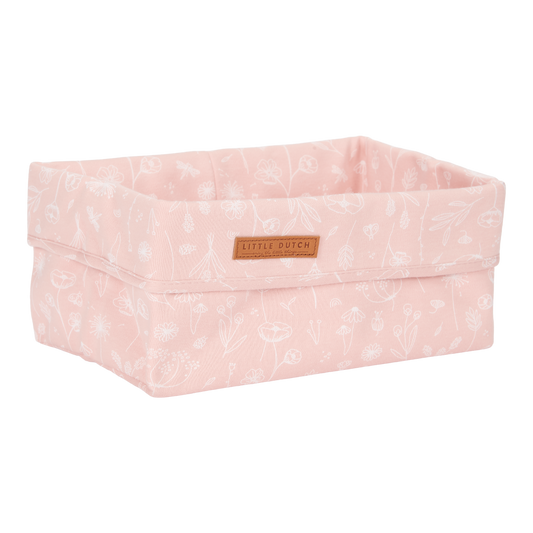 Wickeltischkörbchen groß 25x15x15cm Wild Flowers Pink Kollektion