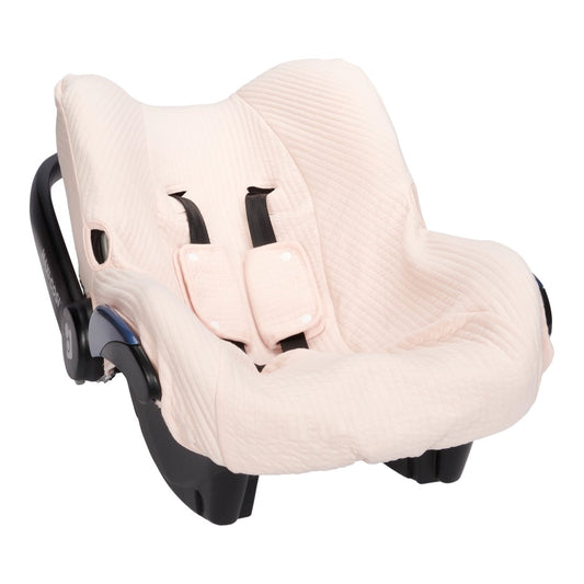 Babyschalen-Bezug 0+ Pure Soft Pink Little Dutch