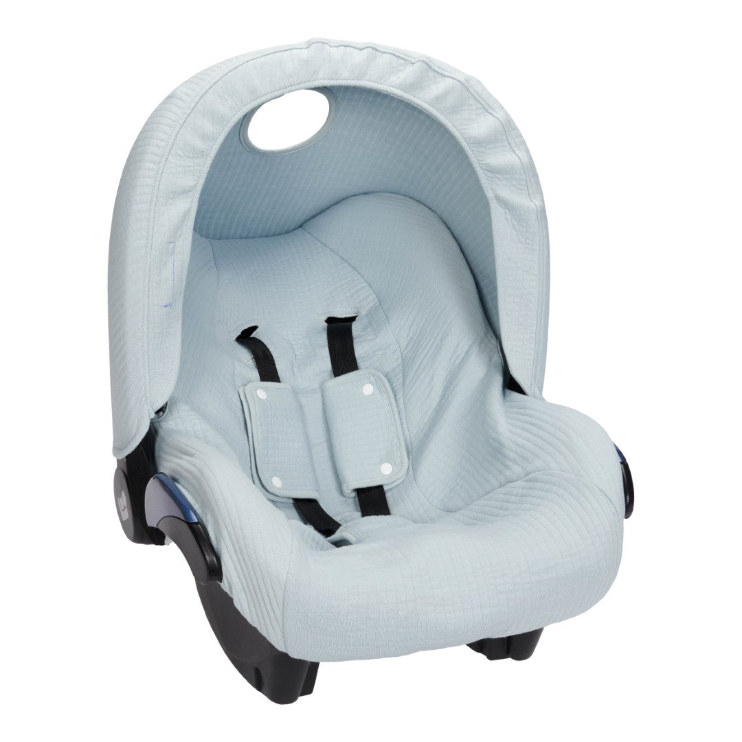 Babyschalen-Bezug 0+ Pure Soft Blue Little Dutch