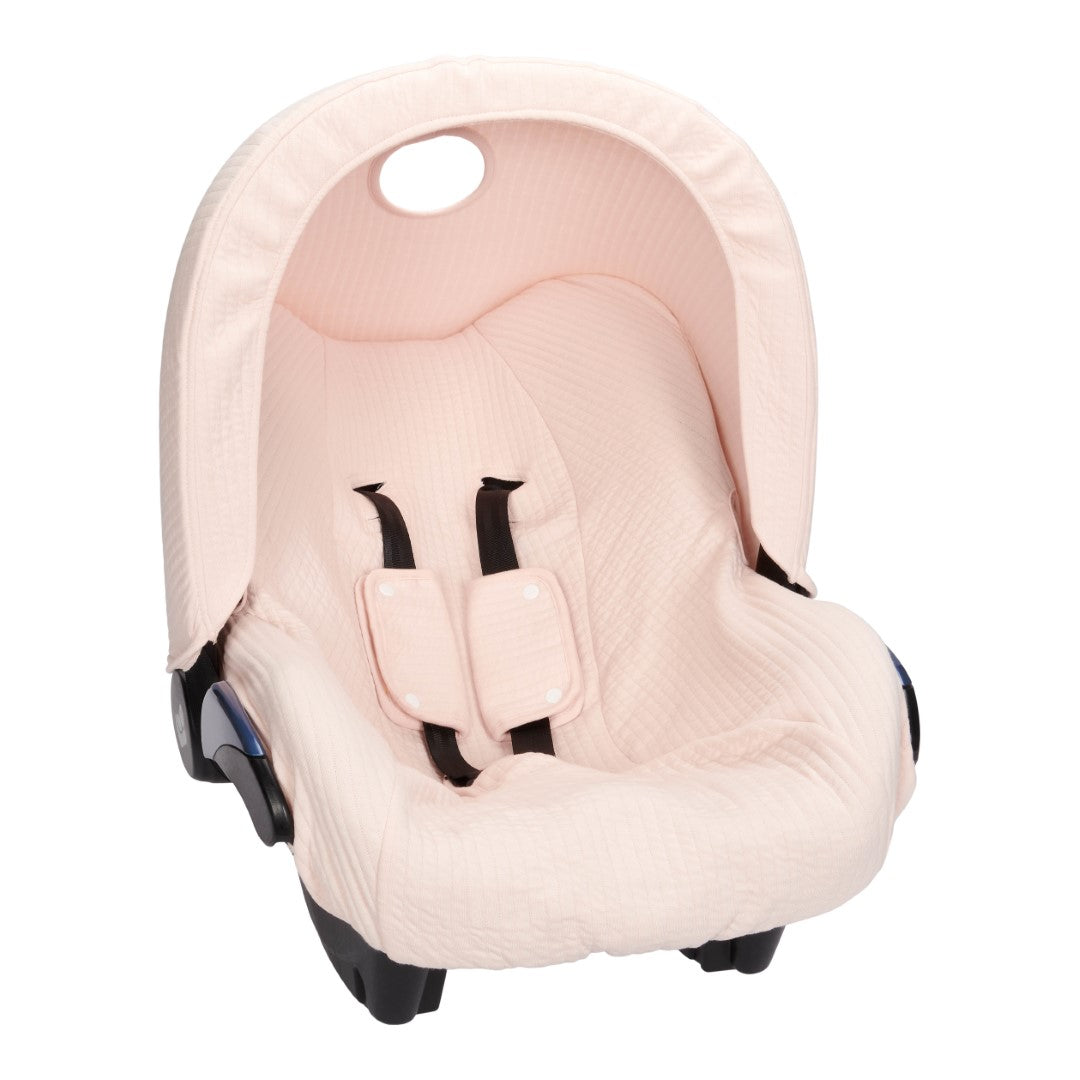Babyschalen-Bezug 0+ Pure Soft Pink Little Dutch