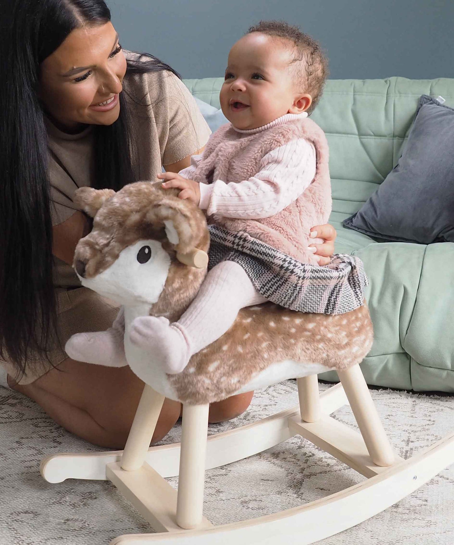 Willow Rocking Deer Little Bird