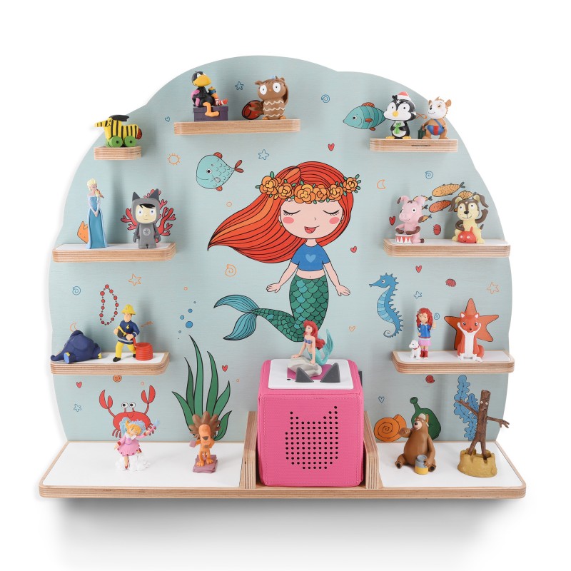 Meerjungfrau grün -Kinder Regal geeignet für die Musikbox