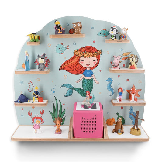 Meerjungfrau grün -Kinder Regal geeignet für die Musikbox
