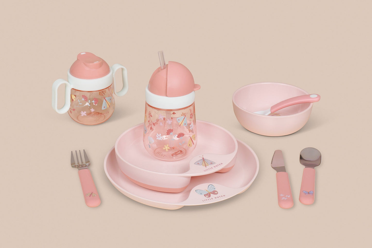 Kinderschale Mio - Flowers & butterflies - Little Dutch