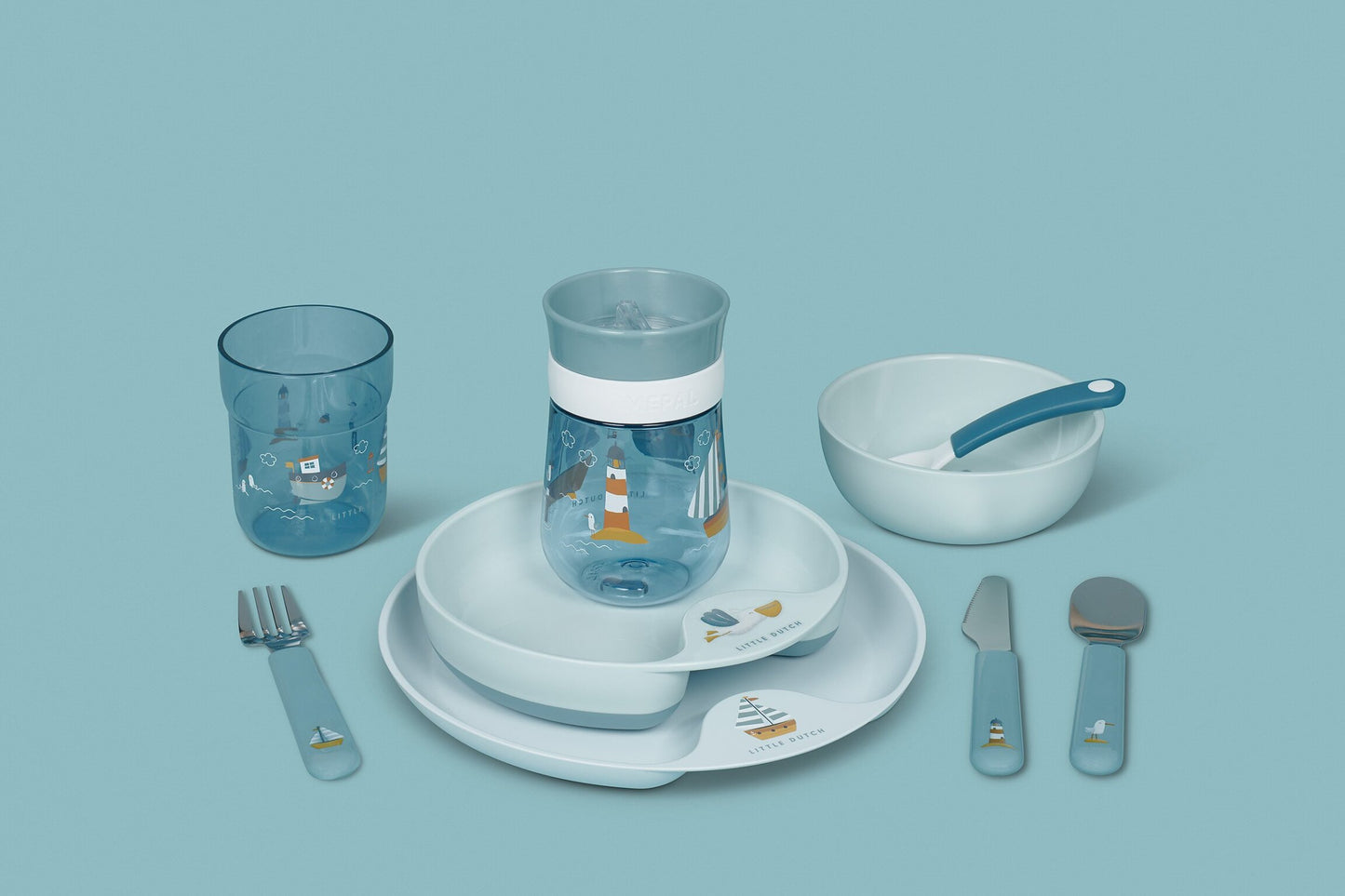 Kinder-besteckset Mio 3-teilig - Sailors Bay - Little Dutch