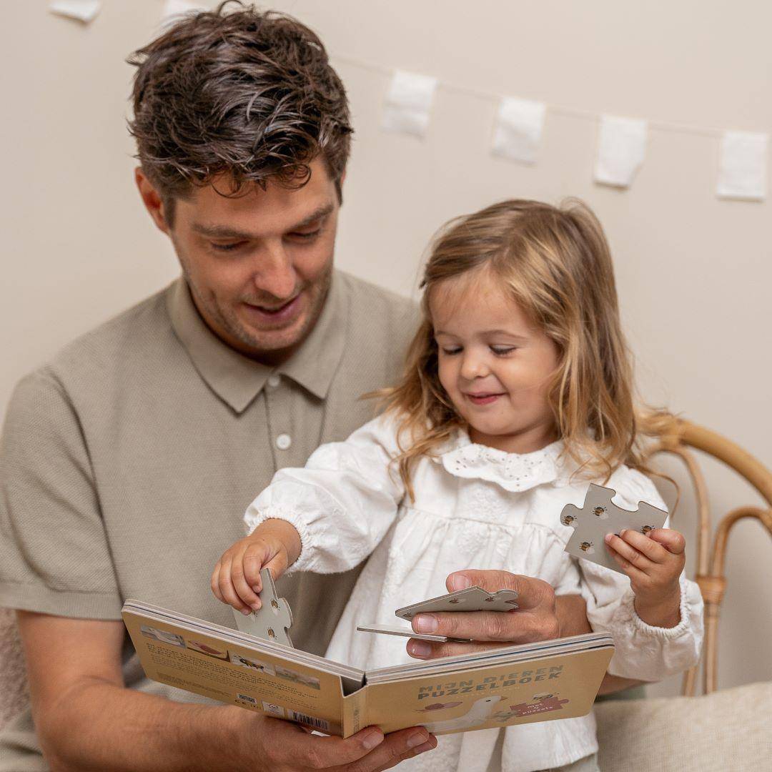 Kinderbuch - Mein Tier Puzzlebuch DE | Little Dutch