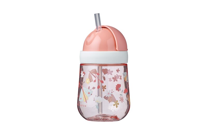 Strohhalmbecher Mio 300 ml - Flowers & Butterflies Little Dutch