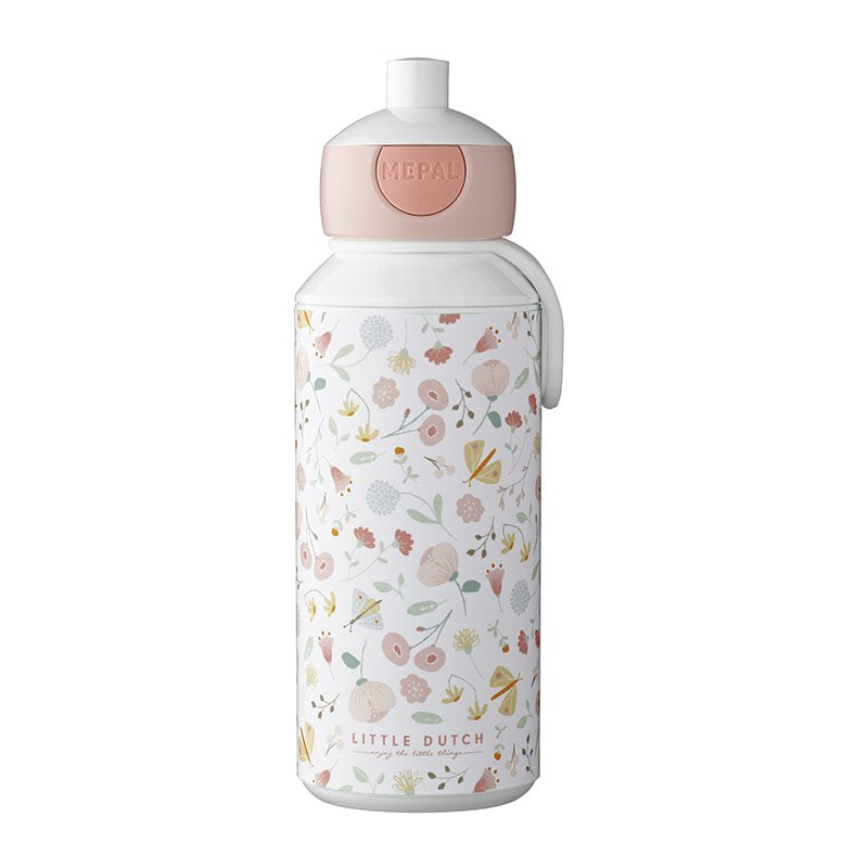 Trinkflasche Pop-up Flowers & Butterflies Little Dutch x Mepal